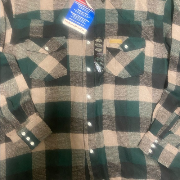 Hickory Shirt Co NWT Loggers Choice Plaid Premium Fabric 100% Cotton Sz 2XL New - Picture 3 of 5